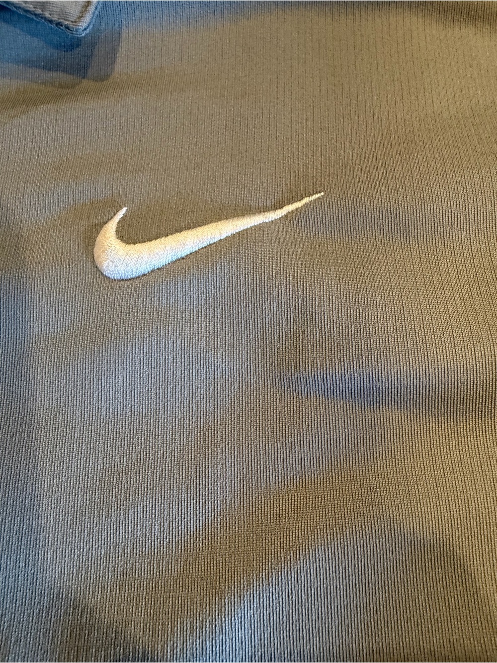 Nike Mens Dri-FIT Football Golf Performance Polo Shirt Gray Size Large L - Picture 4 of 8